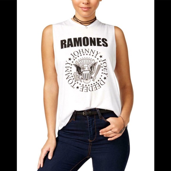 RAMONES 1234 CLOTHING TM LTD Other - RAMONES Punk Logo Seal Authorized T-Shirt NEW LG